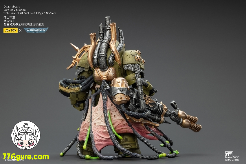 【予約商品】ジョイトイ JoyToy Source 1/18 『ウォーハンマー40K』デスガード ロードのヴィラレンス パワーフィストとツイン プレイグ スピューア付き 塗装済み可動フィギュア