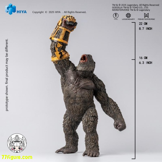 【予約商品】Hiya Toys SSG0424『ゴジラ VS. コング 2 新たなる帝国』コング メカニカルハンド付き