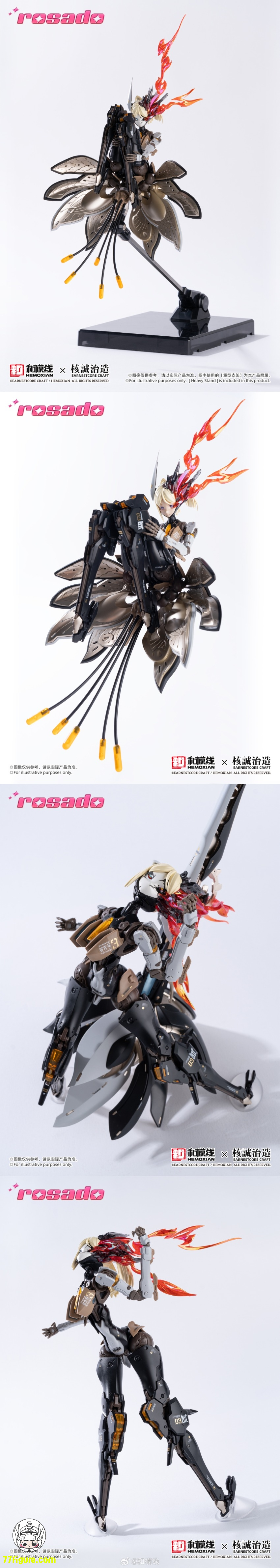 【先行販売】和模線 & 核誠治造 Earnestcore Craft 1/10 ロサド ステラ リリー MK3 プラモデル