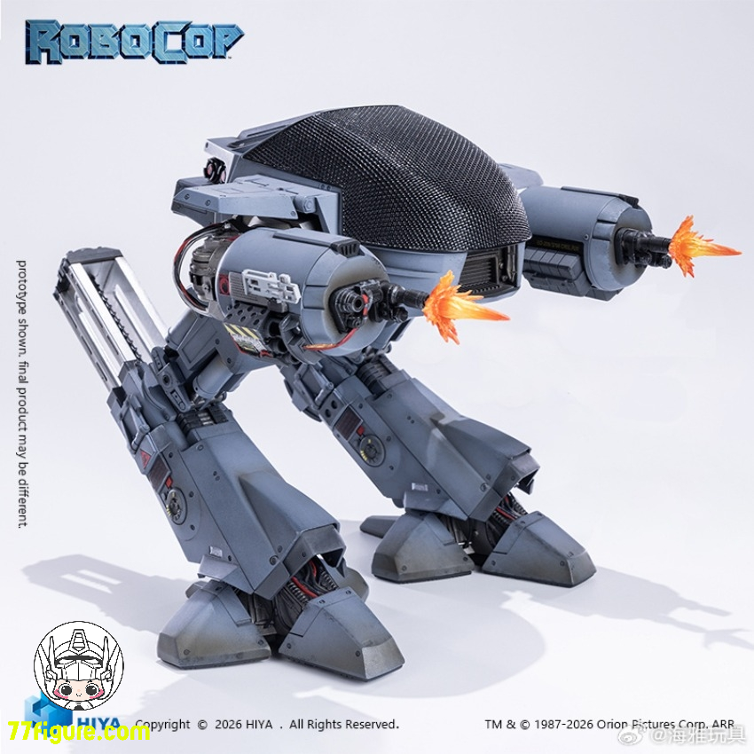 【予約商品】Hiya Toys 1/12 ED-209 Exquisite Super ロボコップ 塗装済み可動フィギュア