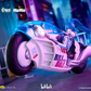 【予約受付終了】Animester X Bilibili 1/12 22 スピードスリップストリーム 拜年紀 モーターバイクセット 塗装済み可動フィギュア