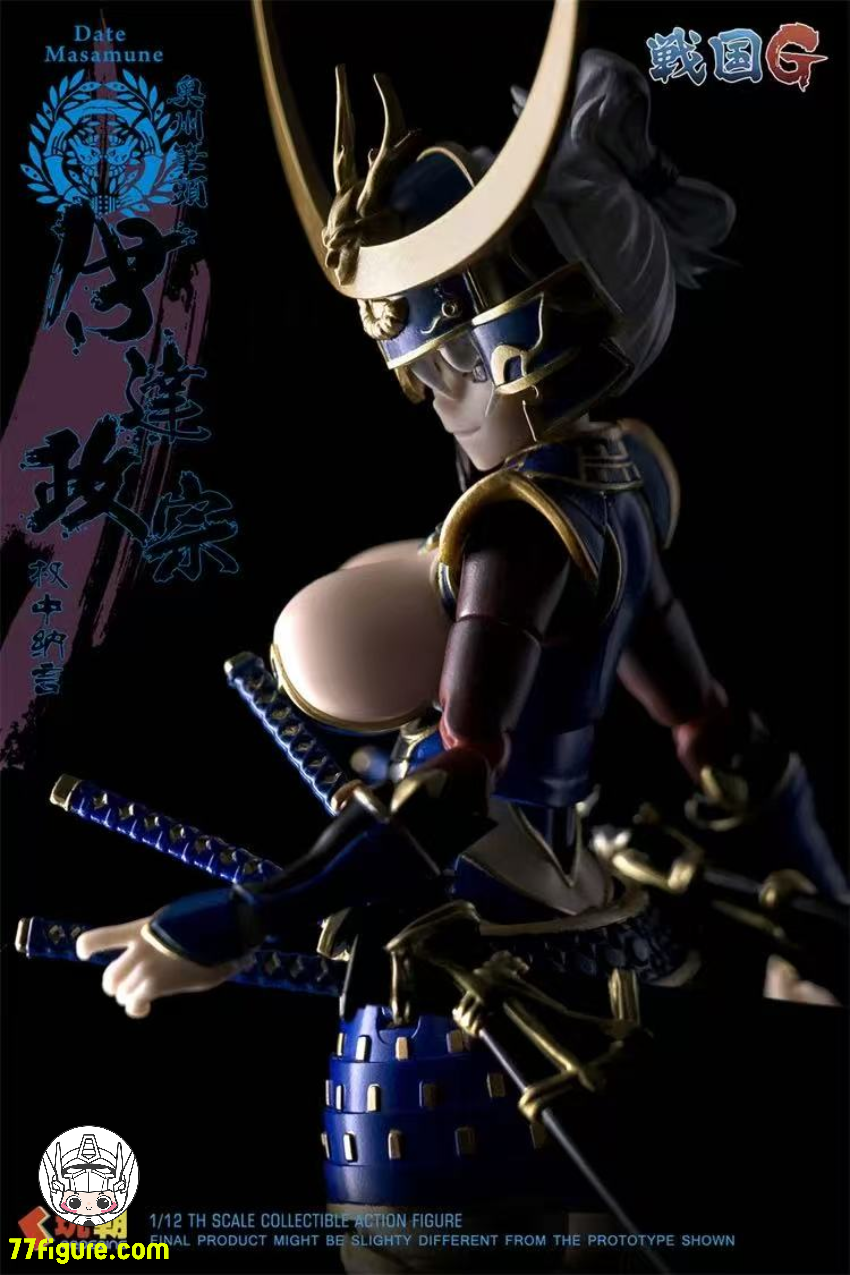 KEEPGOING 1/12 戦国Gシリーズ 伊達政宗 塗装済み可動フィギュア