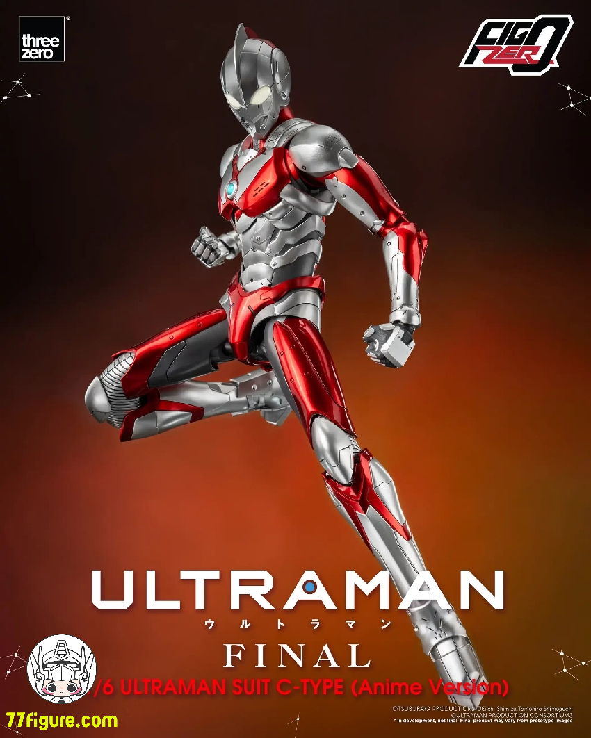 【先行販売】Threezero 1/6  フィグゼロ 『ULTRAMAN』 FINALシーズン  ULTRAMAN SUIT C-TYPE (Anime Version) 塗装済み可動フィギュア