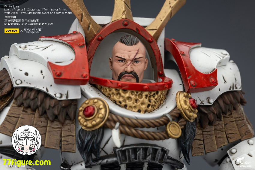 【予約受付終了】ジョイトイ JoyToy Source 1/18 『ウォーハンマー40K』ホワイト・スカーズ レギオンプラエトル カタフラクティ ターミネーターアーマー付き 塗装済み可動フィギュア