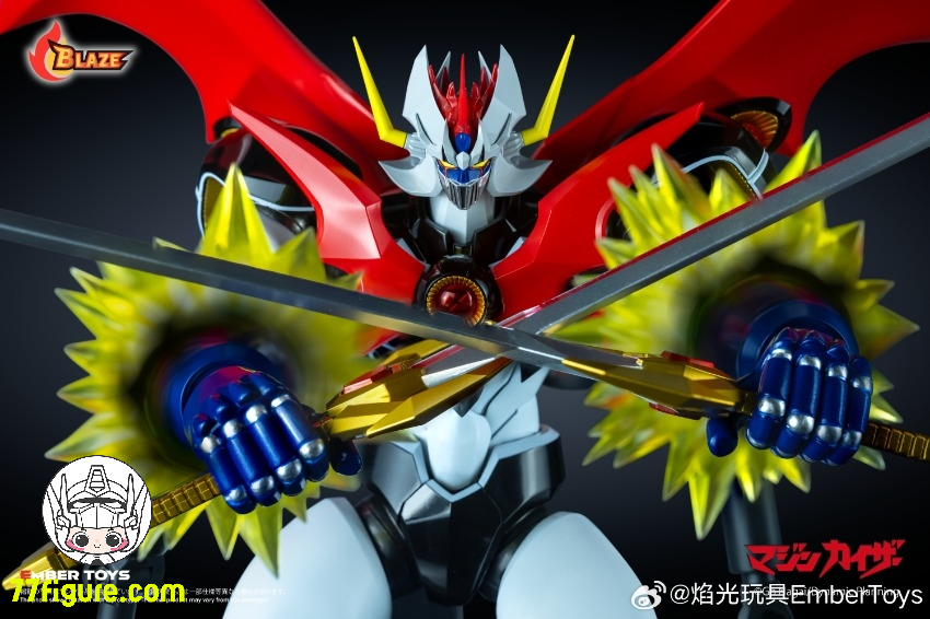 【予約商品】Ember Toys ブレイズ・マジンガー 魔神カイザー 原作版 塗装済み可動フィギュア