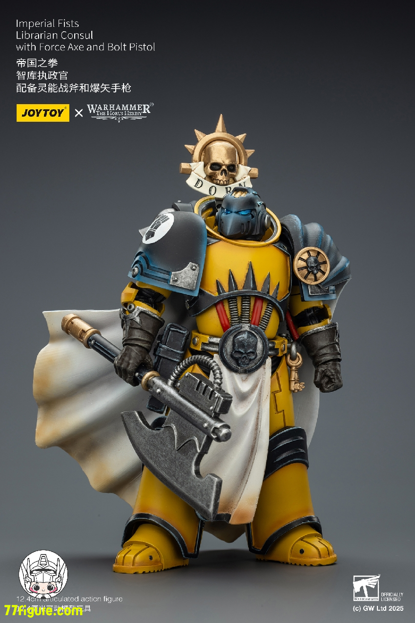 【予約商品】ジョイトイ JoyToy Source 1/18 『ウォーハンマー ホルスの異端』インペリアル フィスツ ライブラリアン・コンスル フォースアックス＆ボルトピストル付き 塗装済み可動フィギュア