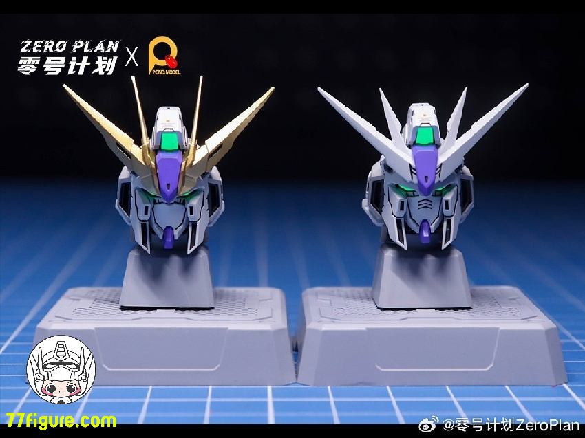 ZeroPlan x Ponq Model MG Hi-νガンダム用 ヘッド改造パーツ