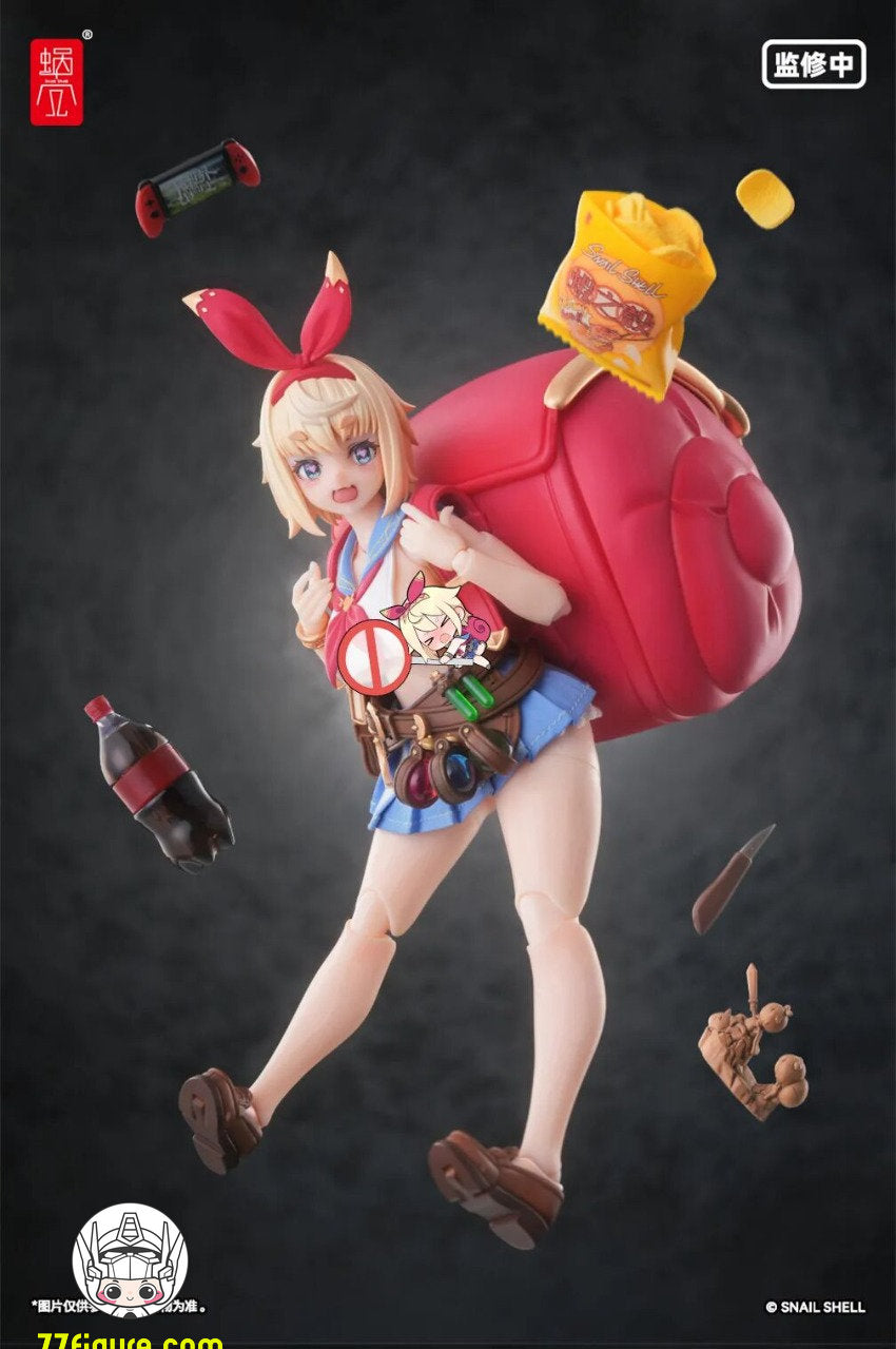 【先行販売】蝸之殻(スネイルシェル)  1/12 RPG-06 冒険者 スネール＆フット アクセサリーパック セット塗装済み可動フィギュア