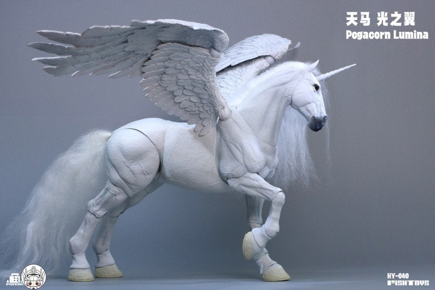 【予約商品】魚卜イズ HY-040 ペガコーン・ルミナ 塗装済み可動フィギュア