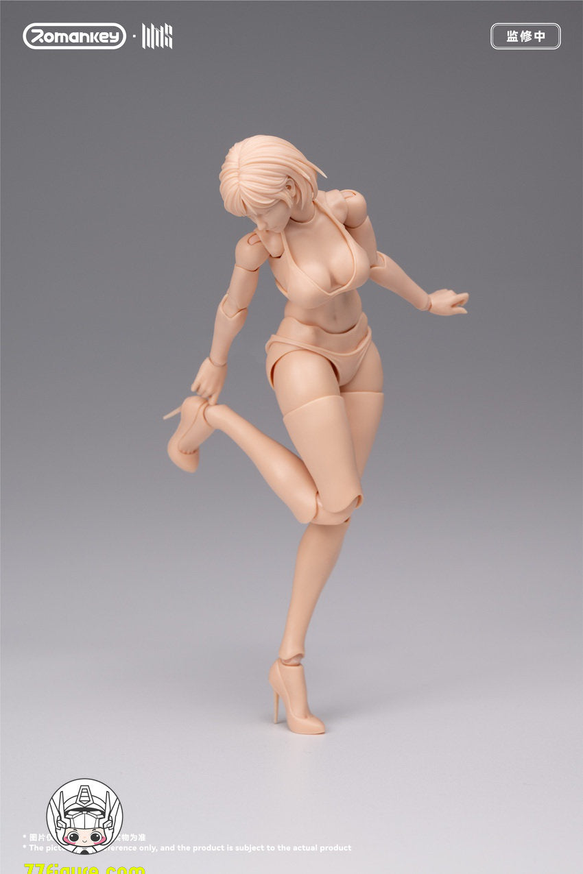 【予約商品】Romankey 1/12 UMS004 Mia 無塗装Ver. 可動女性素体