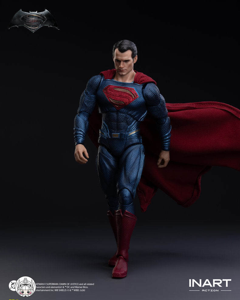 【予約商品】INART 1/12 HG M0005『バットマン vs スーパーマン：ジャスティスの誕生』スーパーマン 塗装済み可動フィギュア