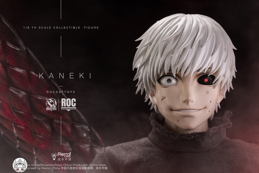 【予約商品】Rocket Toys 1/6『東京喰種トーキョーグール』金木研 覚醒Ver. 塗装済み可動フィギュア