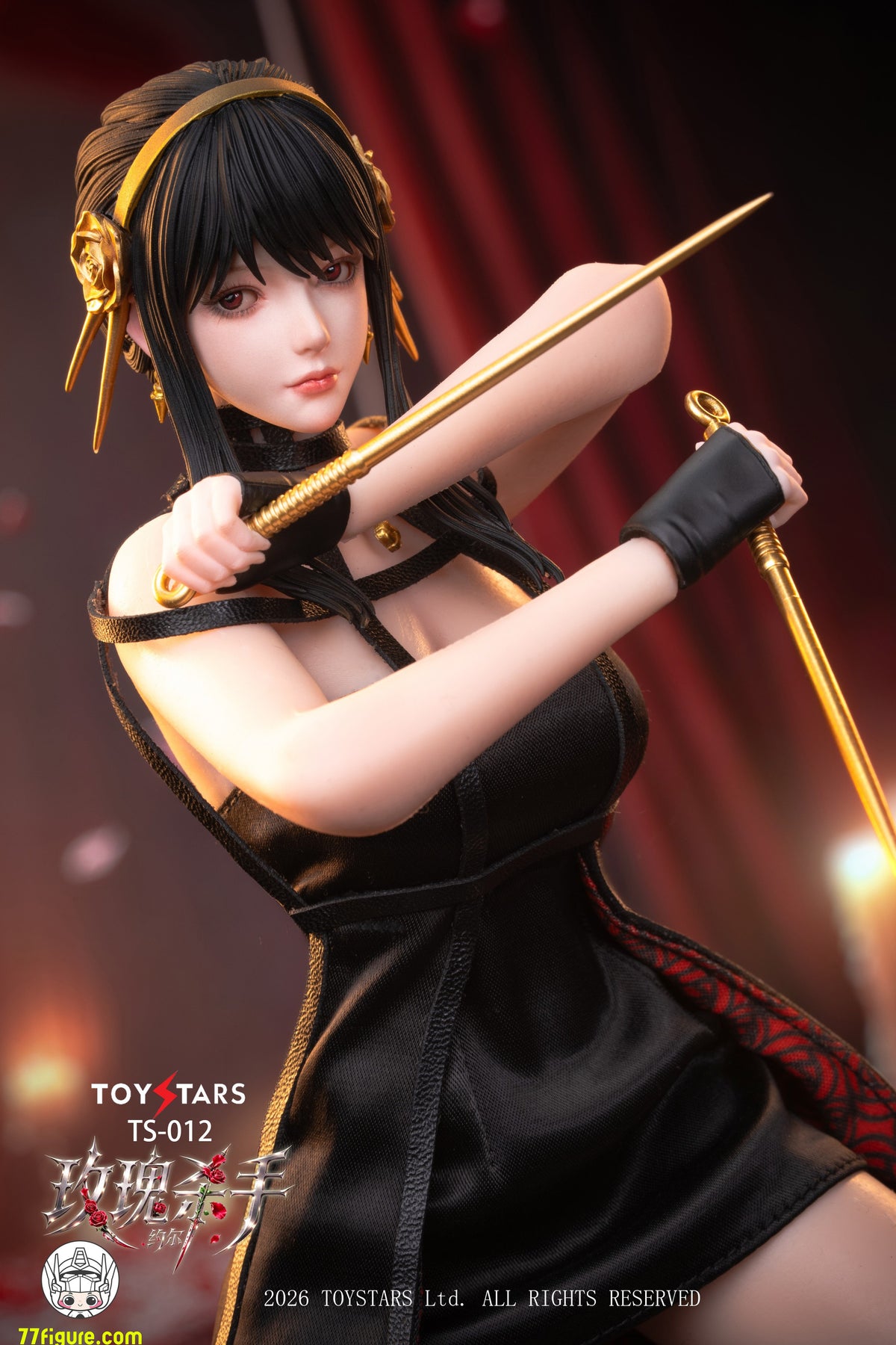 【予約商品】TOYSTARS 1/6 TS-012 ローズキラー 塗装済み可動フィギュア