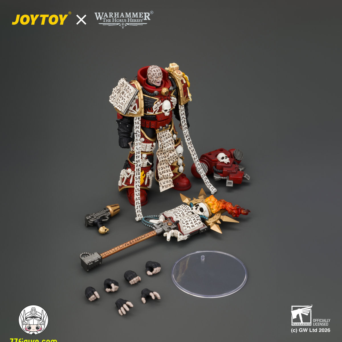 【予約商品】ジョイトイ JoyToy Source 1/18『ウォーハンマー ホルスの異端』MKVI 戦術軍士官＆エレバス ダーク・アポストル 2体セット 塗装済み可動フィギュア
