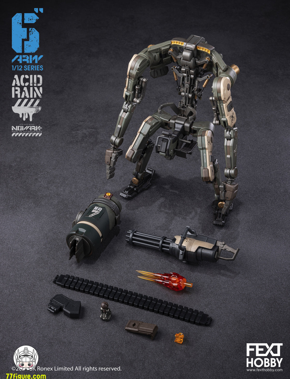 【予約商品】Fext Hobby 1/12 アシッドレイン ノヴァーク マリーン・アペトリクス AT-5m 塗装済み可動フィギュア