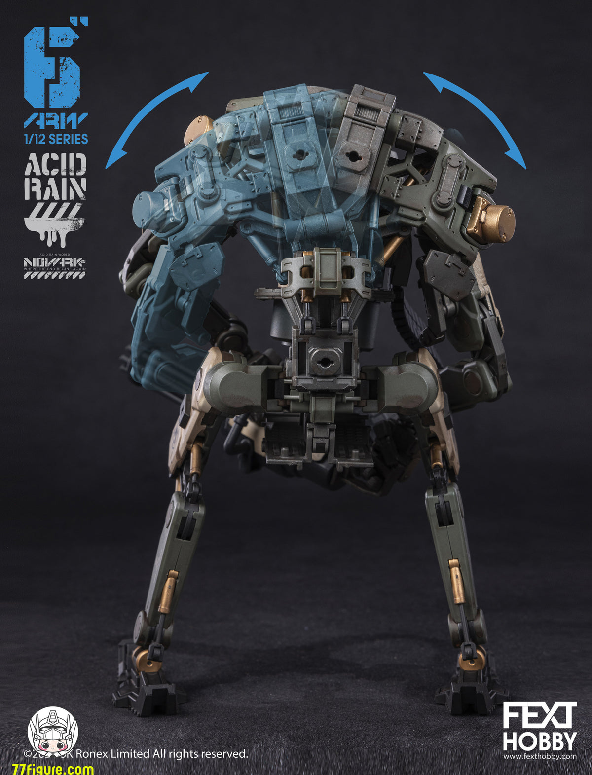 【予約商品】Fext Hobby 1/12 アシッドレイン ノヴァーク マリーン・アペトリクス AT-5m 塗装済み可動フィギュア