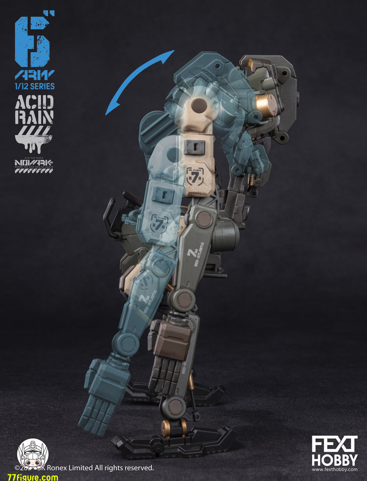 【予約商品】Fext Hobby 1/12 アシッドレイン ノヴァーク マリーン・アペトリクス AT-5m 塗装済み可動フィギュア