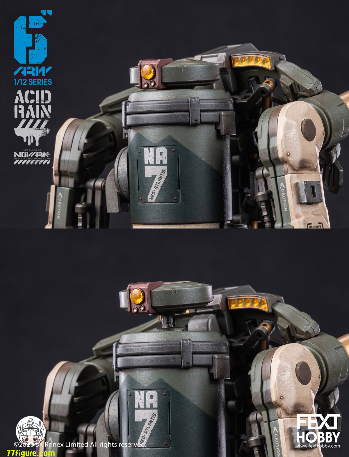 【予約商品】Fext Hobby 1/12 アシッドレイン ノヴァーク マリーン・アペトリクス AT-5m 塗装済み可動フィギュア