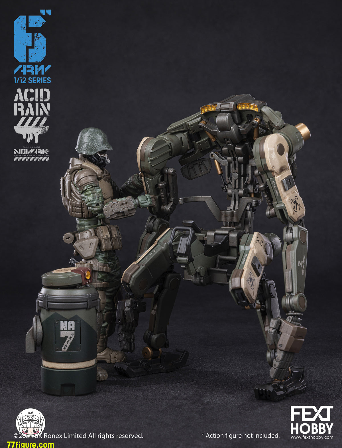 【予約商品】Fext Hobby 1/12 アシッドレイン ノヴァーク マリーン・アペトリクス AT-5m 塗装済み可動フィギュア