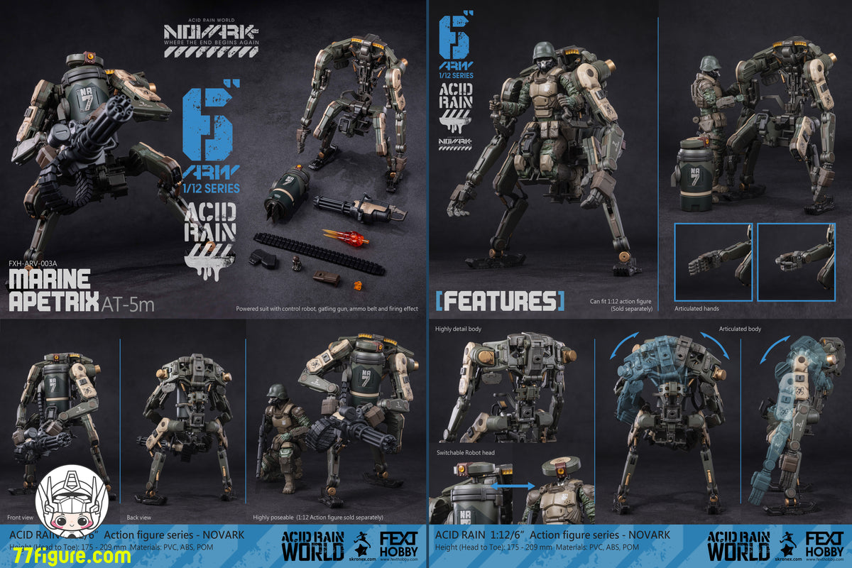 【予約商品】Fext Hobby 1/12 アシッドレイン ノヴァーク マリーン・アペトリクス AT-5m 塗装済み可動フィギュア