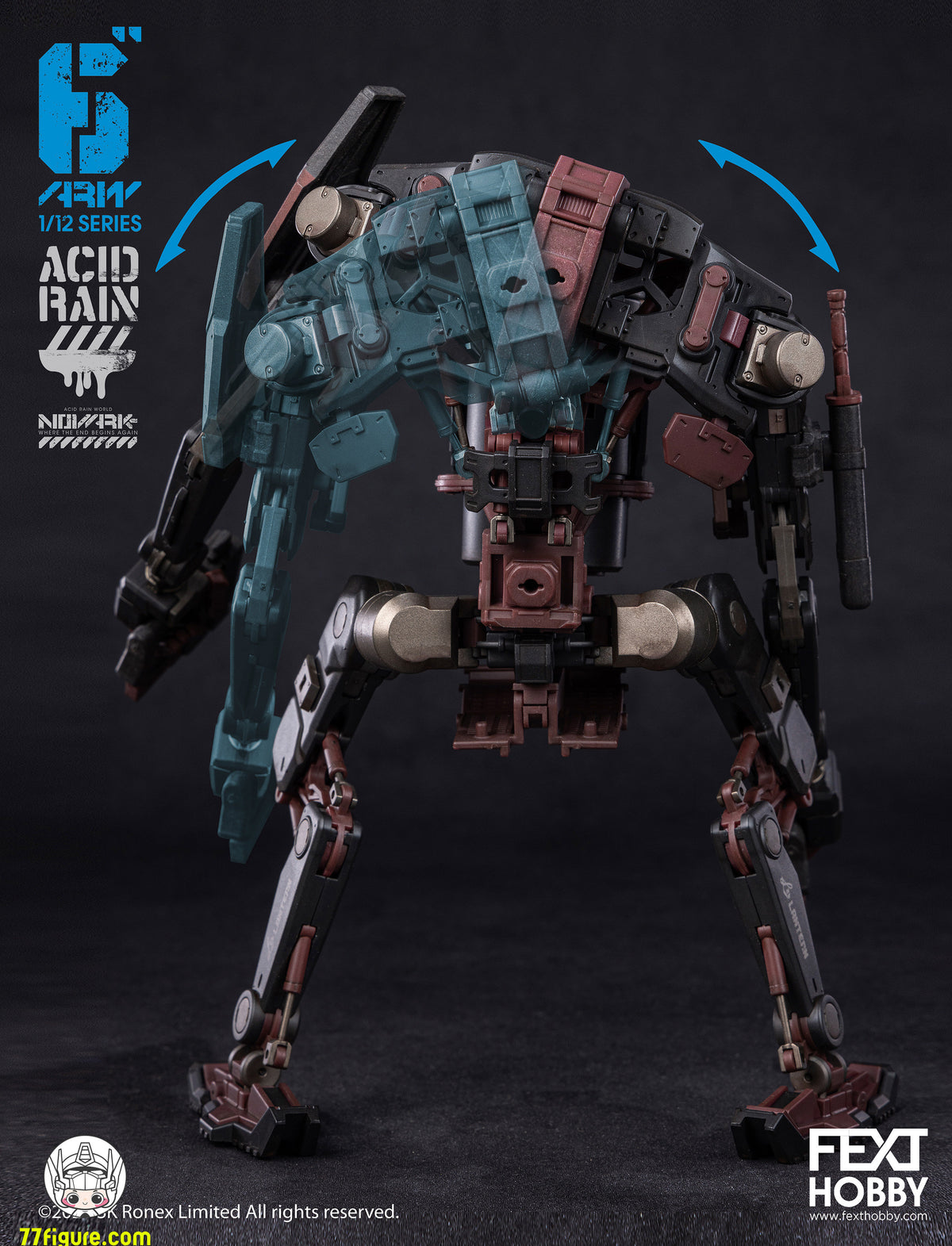 【予約商品】Fext Hobby 1/12 アシッドレイン ノヴァーク ランタン・アペトリクス AT-5l 塗装済み可動フィギュア