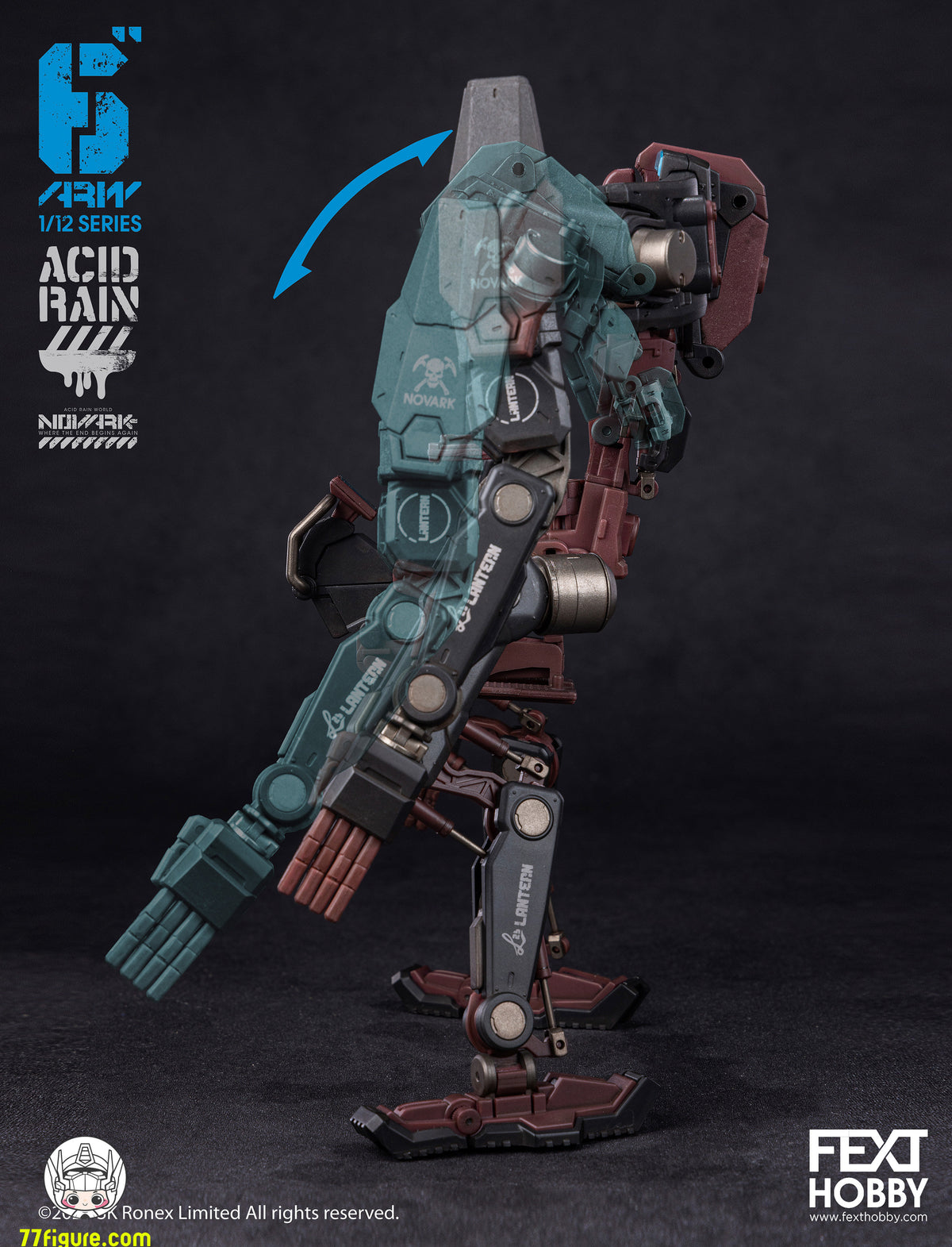 【予約商品】Fext Hobby 1/12 アシッドレイン ノヴァーク ランタン・アペトリクス AT-5l 塗装済み可動フィギュア