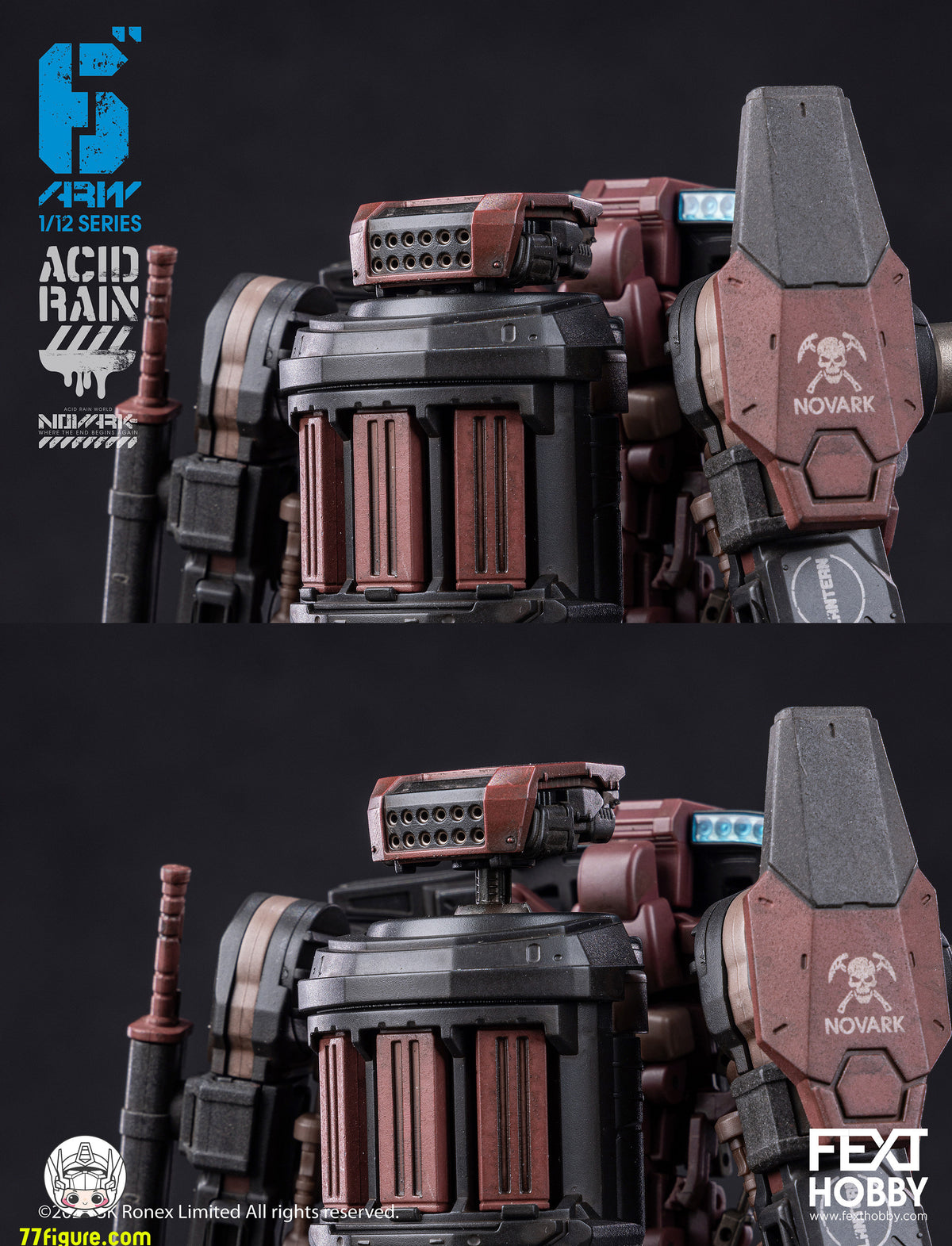 【予約商品】Fext Hobby 1/12 アシッドレイン ノヴァーク ランタン・アペトリクス AT-5l 塗装済み可動フィギュア