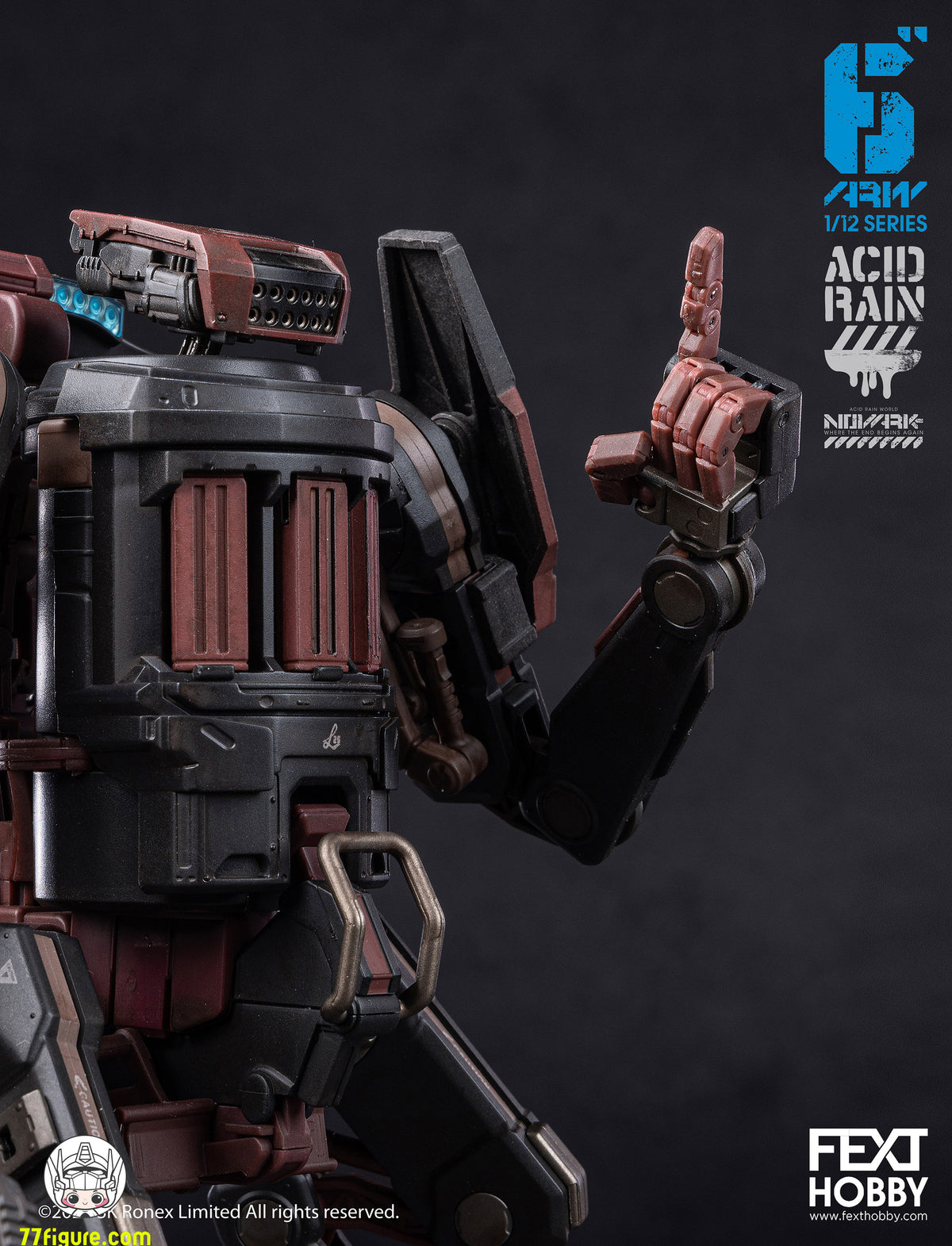 【予約商品】Fext Hobby 1/12 アシッドレイン ノヴァーク ランタン・アペトリクス AT-5l 塗装済み可動フィギュア