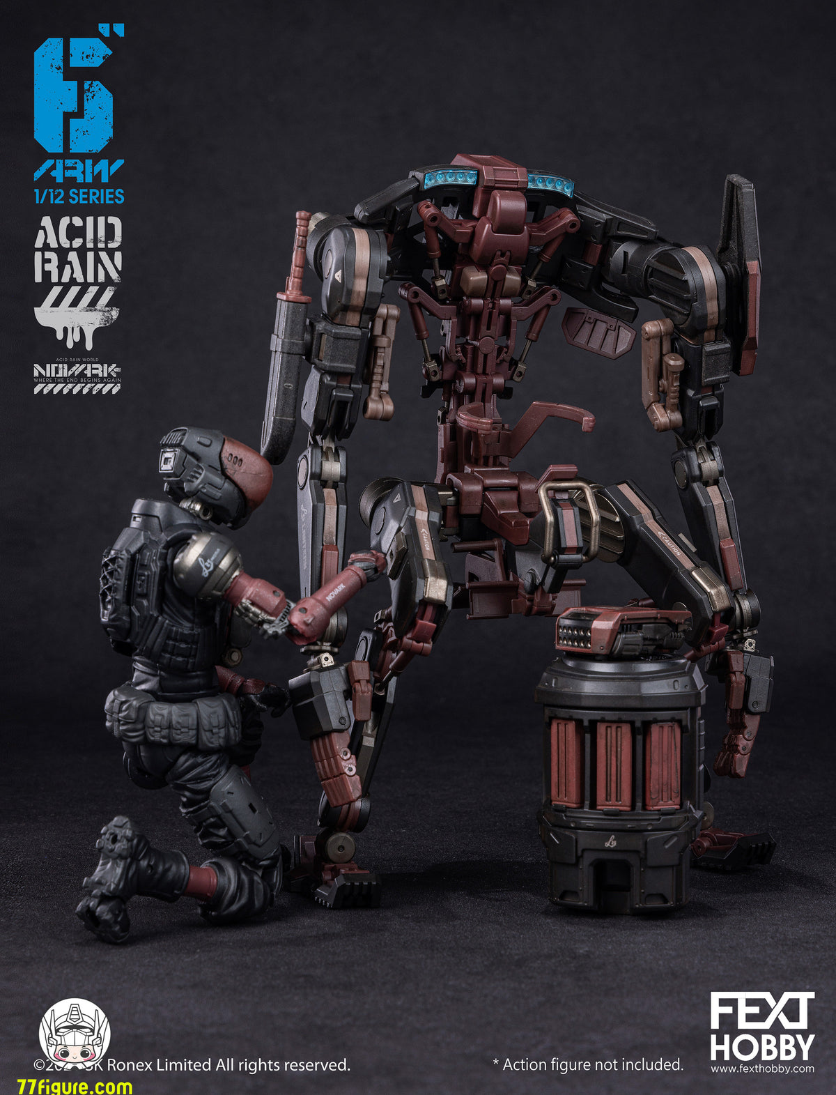【予約商品】Fext Hobby 1/12 アシッドレイン ノヴァーク ランタン・アペトリクス AT-5l 塗装済み可動フィギュア