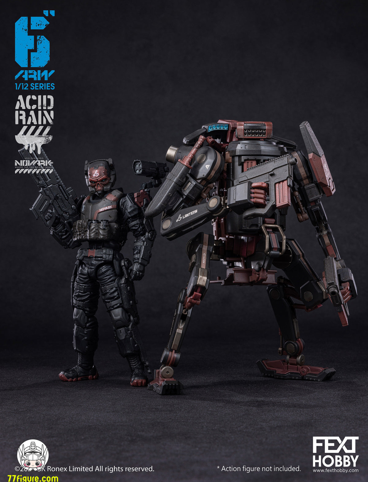 【予約商品】Fext Hobby 1/12 アシッドレイン ノヴァーク ランタン・アペトリクス AT-5l 塗装済み可動フィギュア