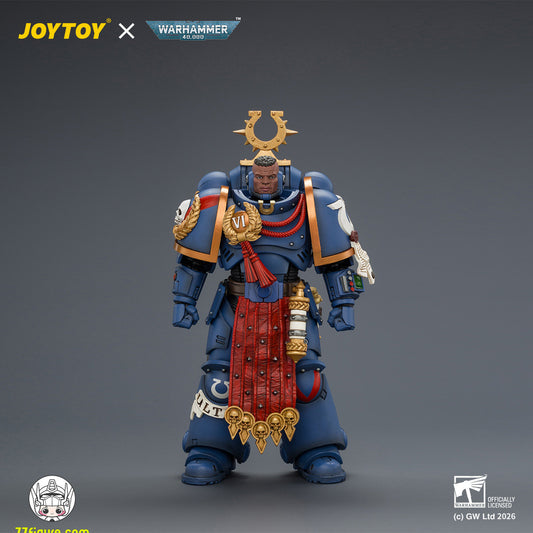 【予約商品】ジョイトイ JoyToy Source 1/18『ウォーハンマー40K』ウルトラマリーンズ フェレン・アレイオス サンダーハンマー＆ボルトピストル付き 塗装済み可動フィギュア