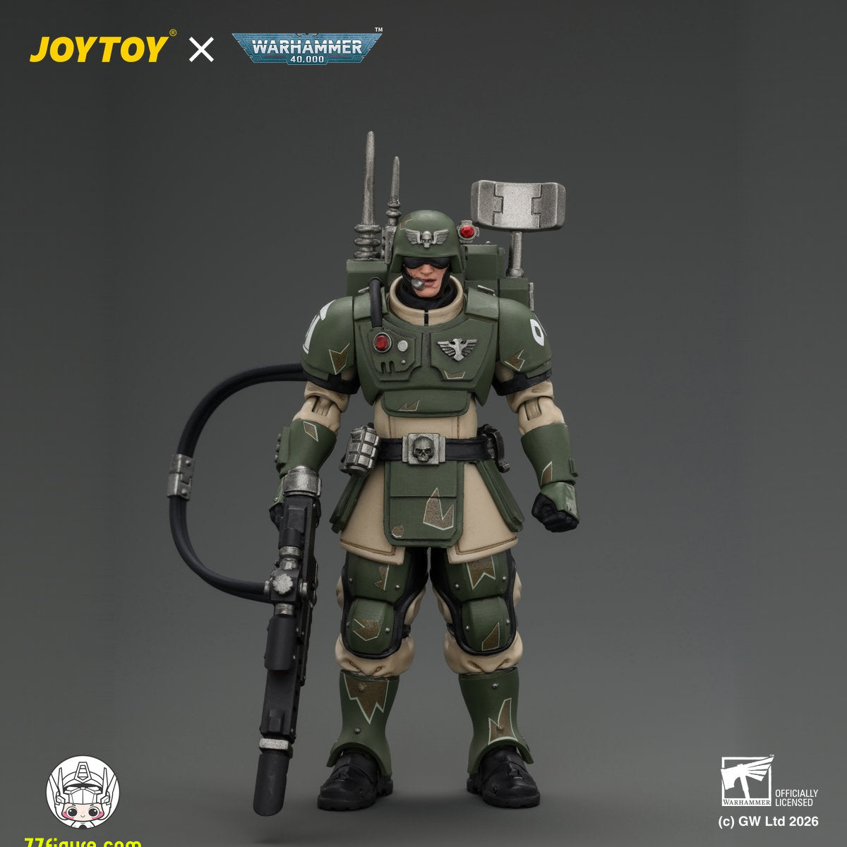 【予約商品】ジョイトイ JoyToy Source 1/18 カスルキン突撃隊員3 ホットショット・ラスガン＆通信機付き 塗装済み可動フィギュア