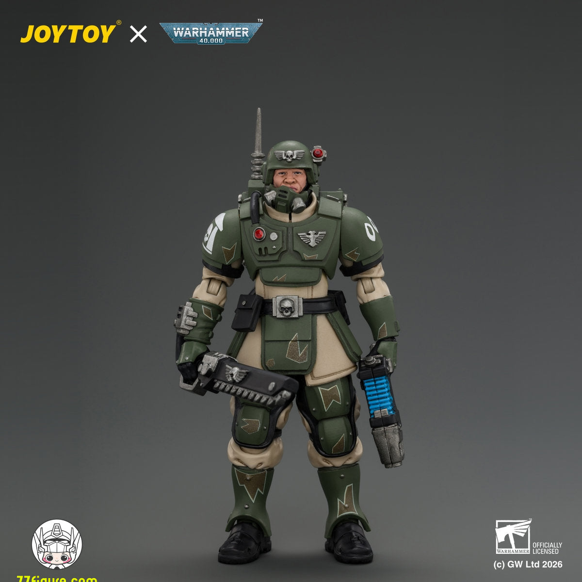 【予約商品】ジョイトイ JoyToy Source 1/18 カスルキン突撃隊員1 チェーンソード＆プラズマピストル付き 塗装済み可動フィギュア