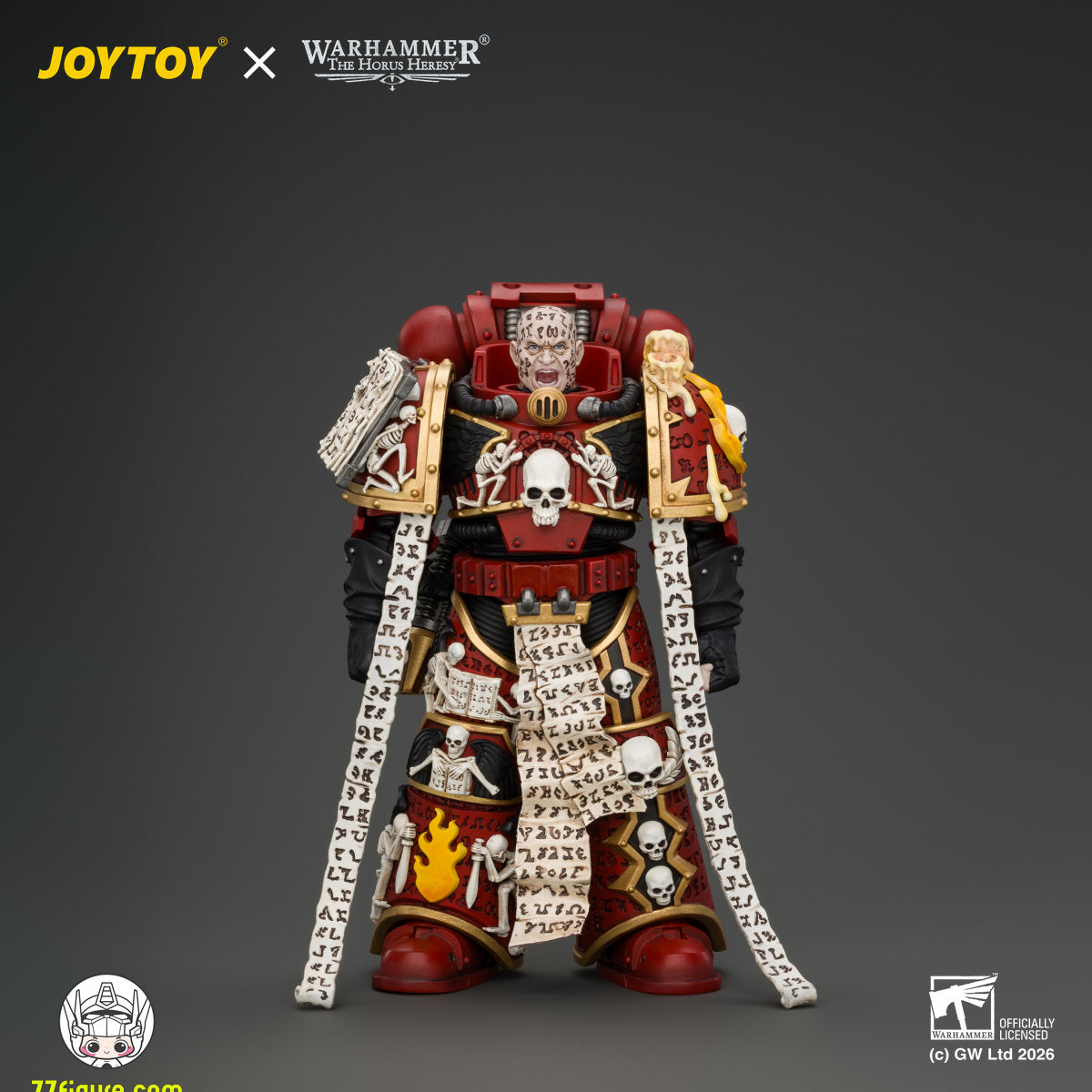 【予約商品】ジョイトイ JoyToy Source 1/18『ウォーハンマー ホルスの異端』エレバス ダーク・アポストル 邪悪な権杖＆プラズマピストル付き 塗装済み可動フィギュア