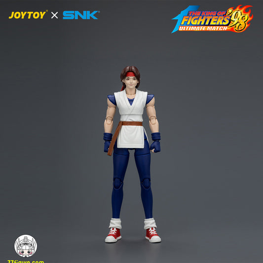 【予約商品】JoyToy 1/18 SNK KOF'98UM 龍虎の拳チーム ユリ・サカザキ 塗装済み可動フィギュア