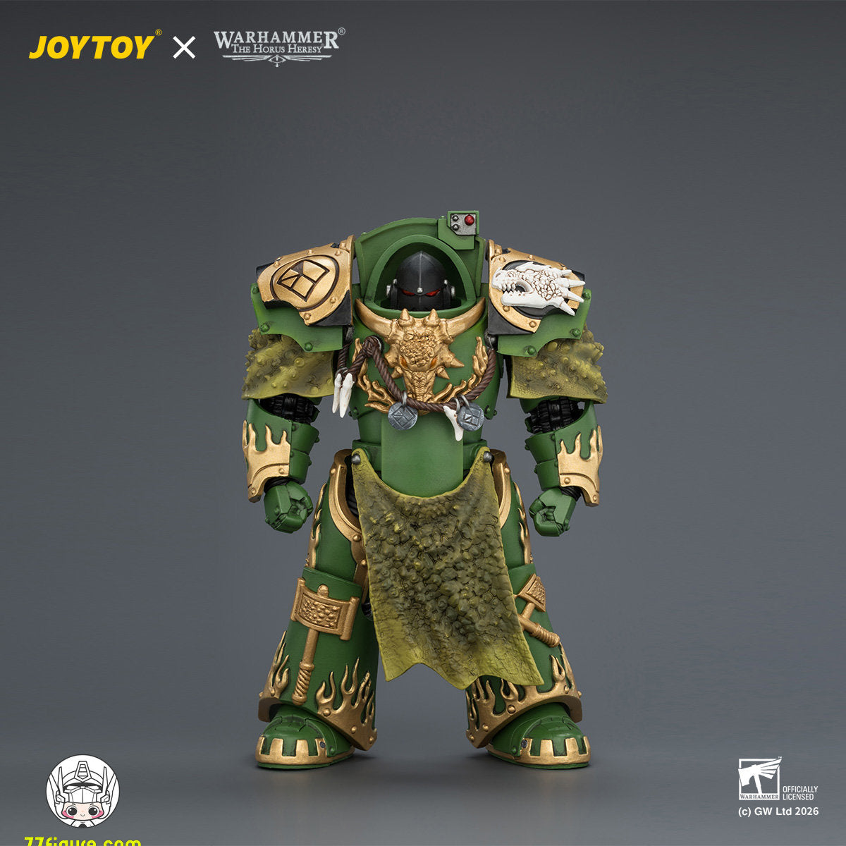 【予約商品】ジョイトイ JoyToy Source 1/18『ウォーハンマー ホルスの異端』サラマンダー ファイアドレイク・ターミネーター 2 サンダーハンマー＆ドラゴンスケール・ストームシールド付き 塗装済み可動フィギュア