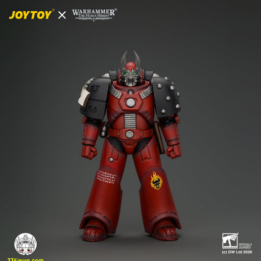 【予約商品】ジョイトイ JoyToy Source 1/18『ウォーハンマー ホルスの異端』MKVI 戦術軍士官 パワーソード＆プラズマピストル付き 塗装済み可動フィギュア