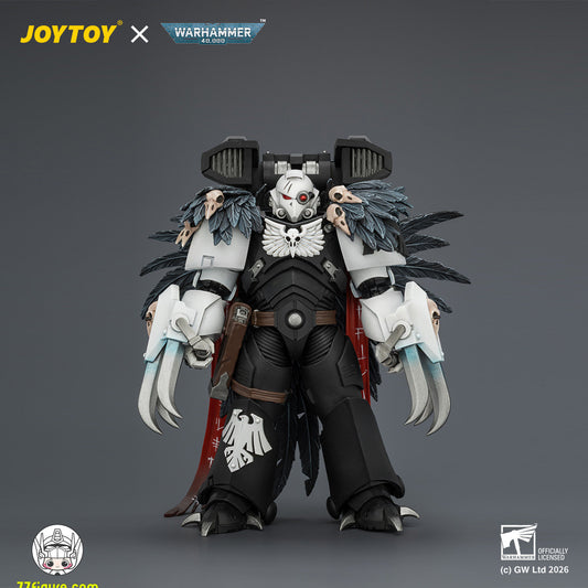 【予約商品】ジョイトイ JoyToy Source 1/18『ウォーハンマー40K』レイヴン・ガード 戦団長 エイソン・シャン セヴェラックスの爪＆ヘビーボルトピストル付き 塗装済み可動フィギュア