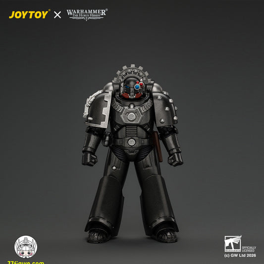 【予約商品】ジョイトイ JoyToy Source 1/18『ウォーハンマー ホルスの異端』アイアン・ハンズ MkVI タクティカル・サージェント ボルトガン・プラズマピストル＆パワーソード付き 塗装済み可動フィギュア