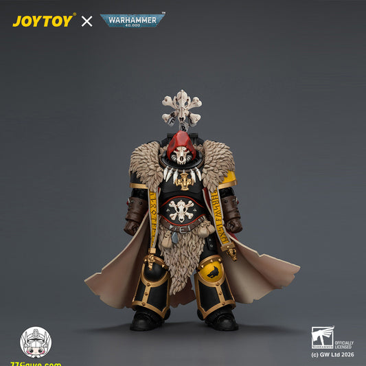 【予約商品】ジョイトイ JoyToy Source 1/18『ウォーハンマー40K』スペースウルブズ ウルフ・プリースト 赦免者ボルトピストル＆クロジウス付き 塗装済み可動フィギュア