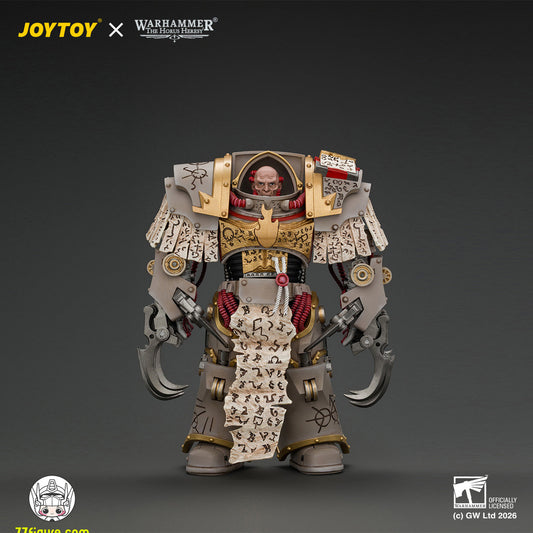 【予約商品】ジョイトイ JoyToy Source 1/18『ウォーハンマー ホルスの異端』ワードベアラー コル・ファエロン パトリアークの爪付き 塗装済み可動フィギュア
