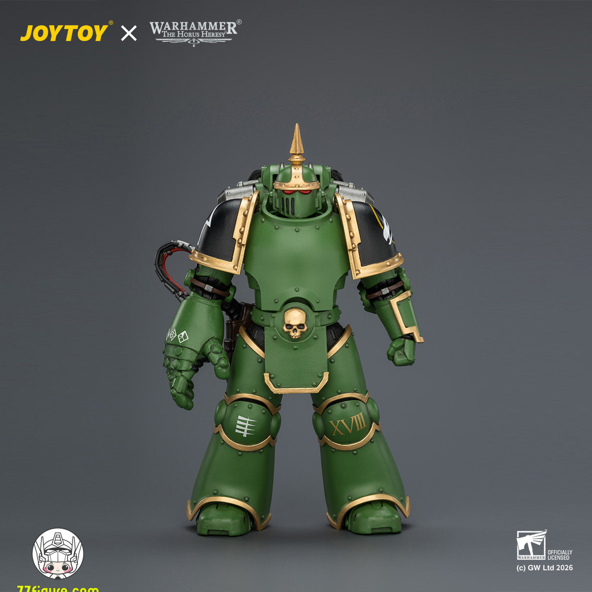 【予約商品】ジョイトイ JoyToy Source 1/18『ウォーハンマー ホルスの異端』サラマンダー MK III戦術軍団兵 プラズマピストル＆ボルトピストル付き 塗装済み可動フィギュア