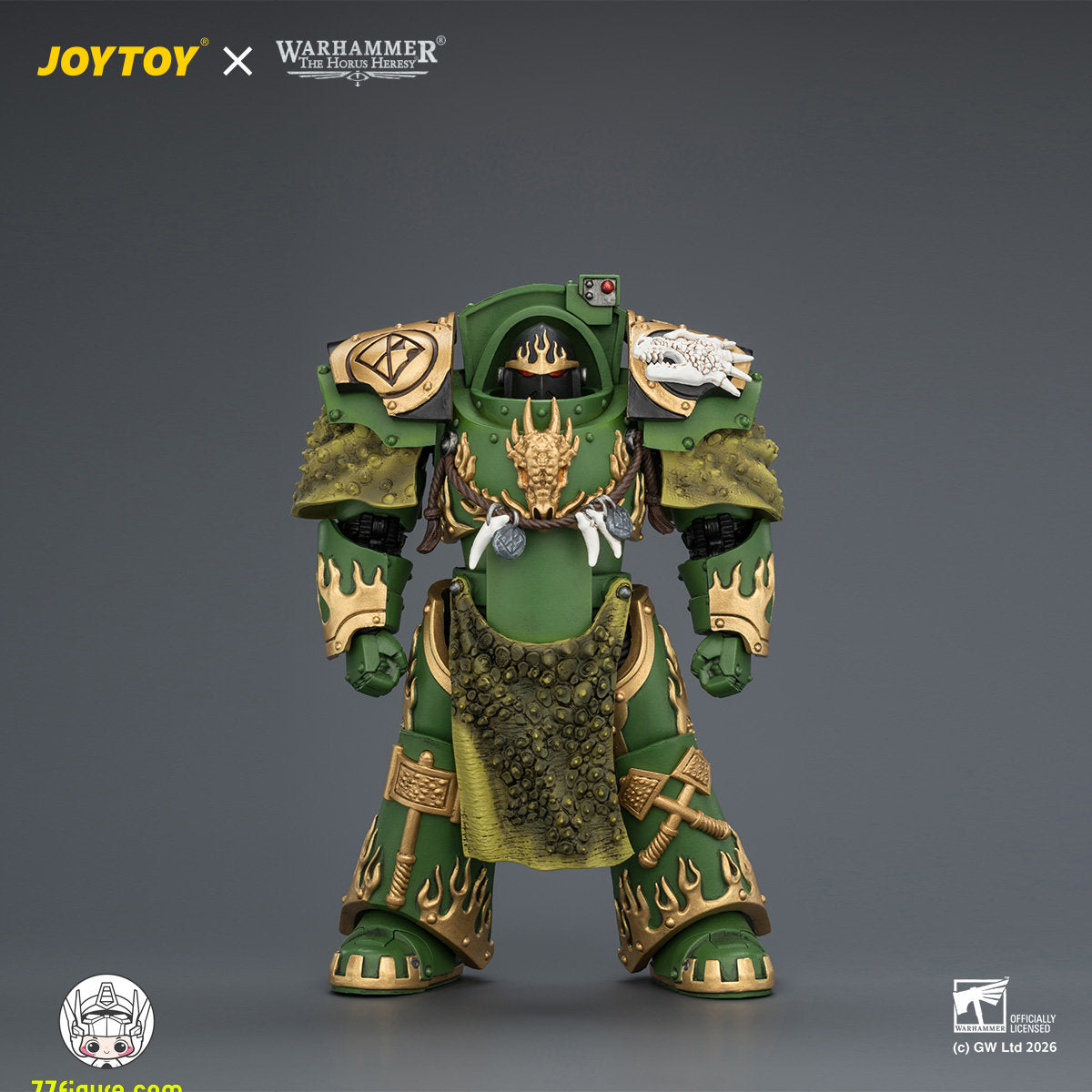 【予約商品】ジョイトイ JoyToy Source 1/18『ウォーハンマー ホルスの異端』サラマンダー ファイアドレイク・ターミネーター 1 サンダーハンマー＆ドラゴンスケール・ストームシールド付き 塗装済み可動フィギュア