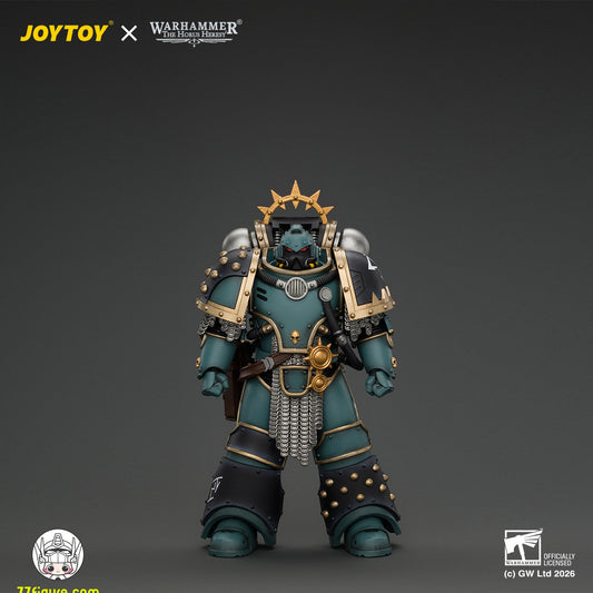 【予約商品】ジョイトイ JoyToy Source 1/18『ウォーハンマー ホルスの異端』ソン・オブ・ホルス ヘラルド・コンスル 忠誠の紋章・ボルトピストル＆パワーウェポン付き 塗装済み可動フィギュア