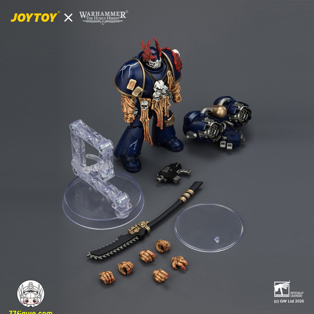【予約商品】ジョイトイ JoyToy Source 1/18『ウォーハンマー ホルスの異端』ナイト・ロード 4体セット 塗装済み可動フィギュア