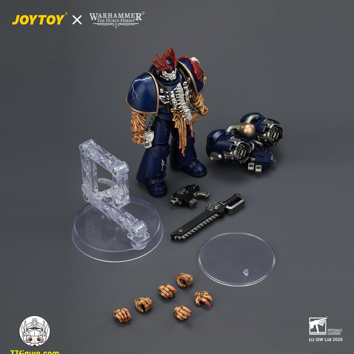 【予約商品】ジョイトイ JoyToy Source 1/18『ウォーハンマー ホルスの異端』ナイト・ロード 4体セット 塗装済み可動フィギュア