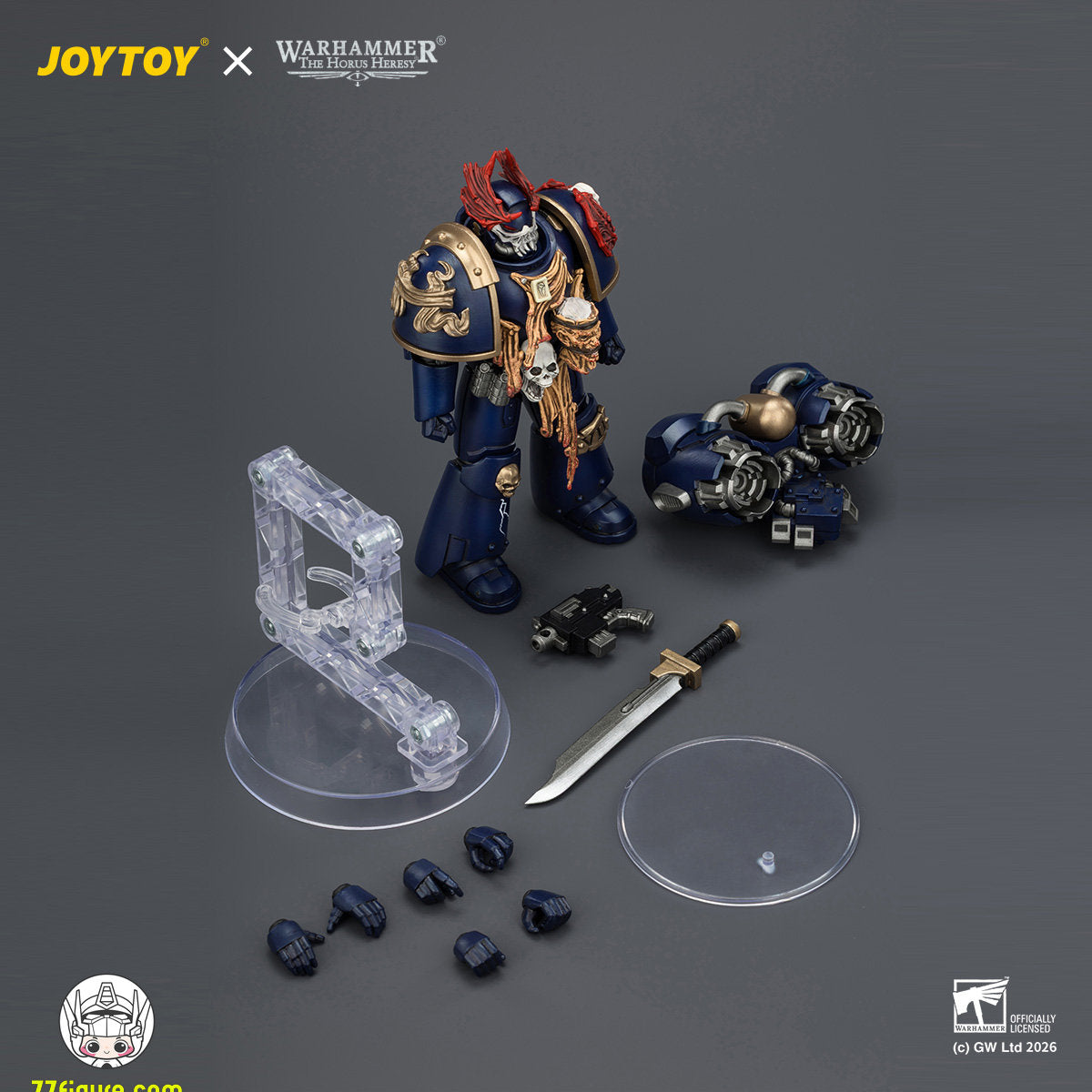 【予約商品】ジョイトイ JoyToy Source 1/18『ウォーハンマー ホルスの異端』ナイト・ロード 4体セット 塗装済み可動フィギュア