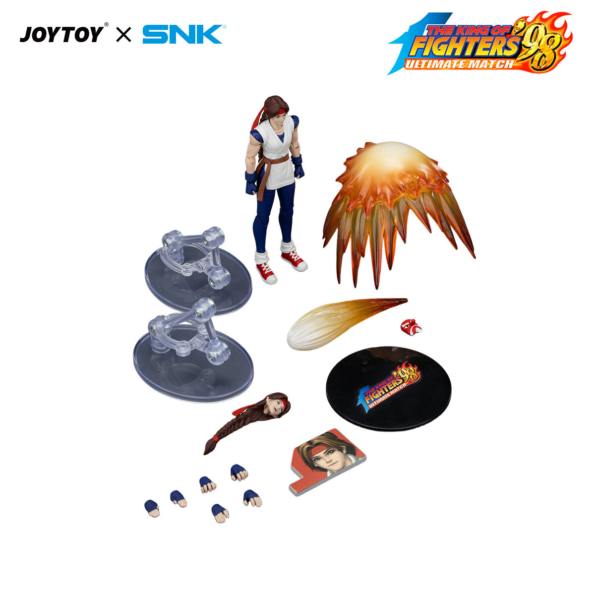 【予約商品】JoyToy 1/18 SNK KOF'98UM 龍虎の拳チーム 3体セット 塗装済み可動フィギュア