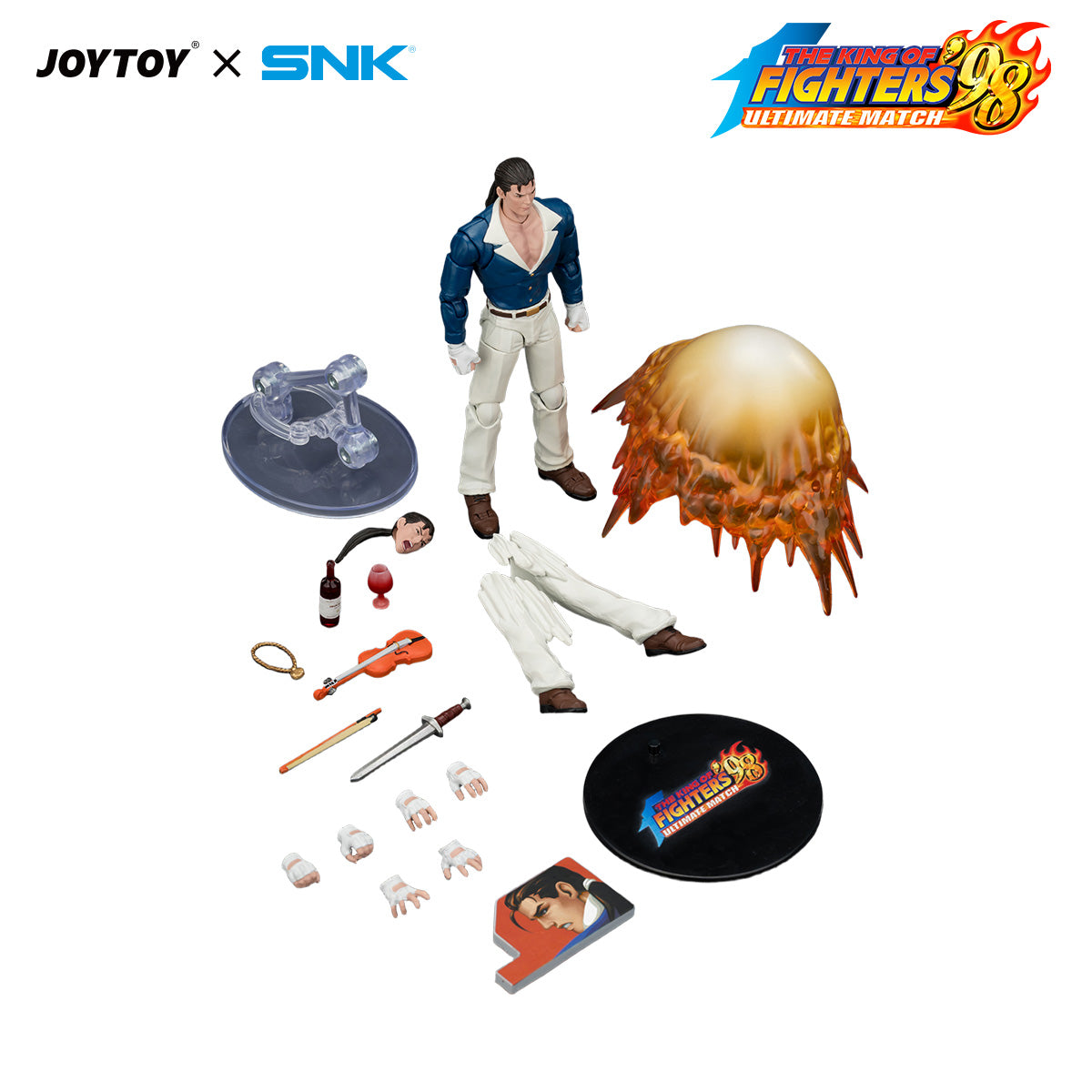 【予約商品】JoyToy 1/18 SNK KOF'98UM 龍虎の拳チーム 3体セット 塗装済み可動フィギュア
