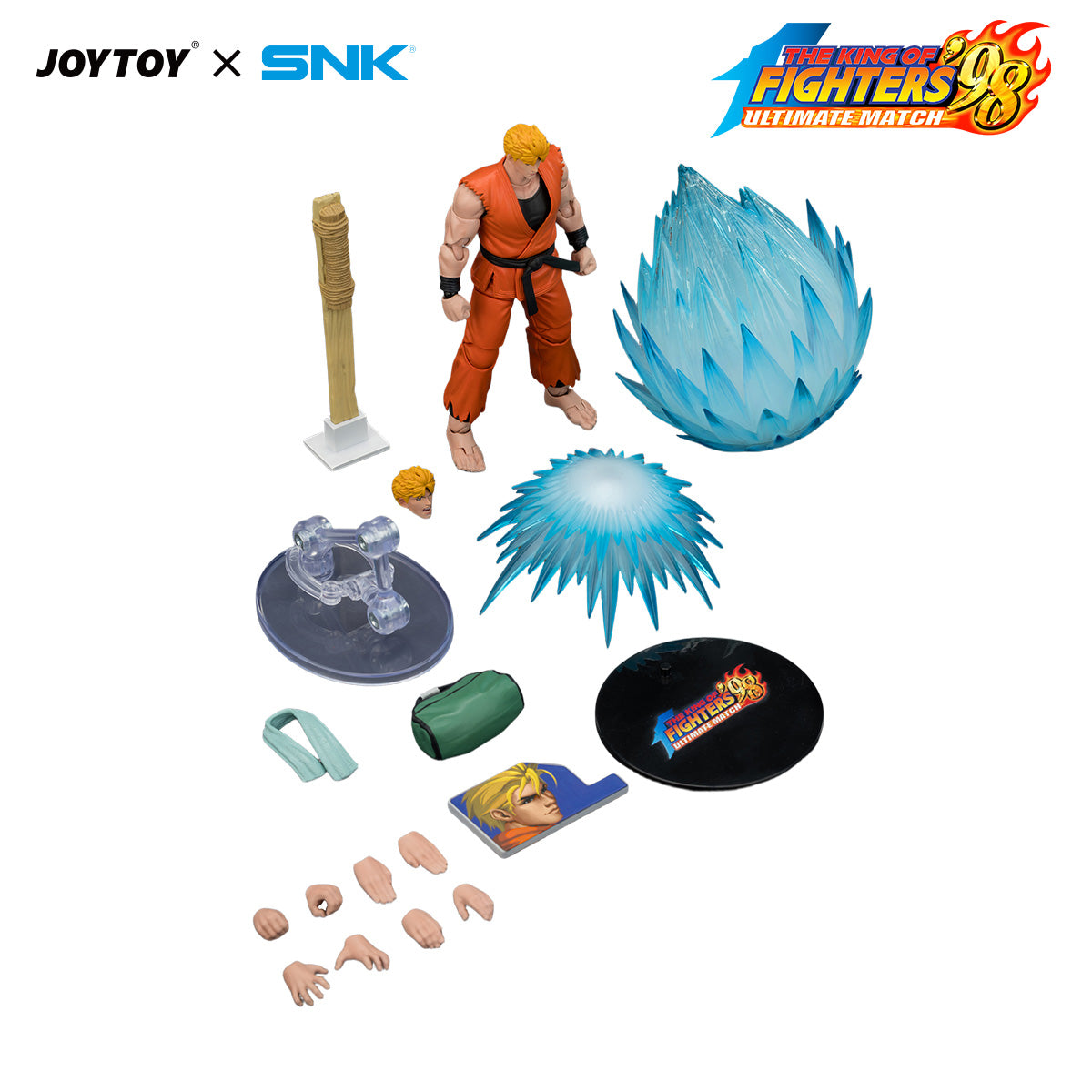 【予約商品】JoyToy 1/18 SNK KOF'98UM 龍虎の拳チーム 3体セット 塗装済み可動フィギュア